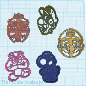 Cortadores de Galleta Mario Bros