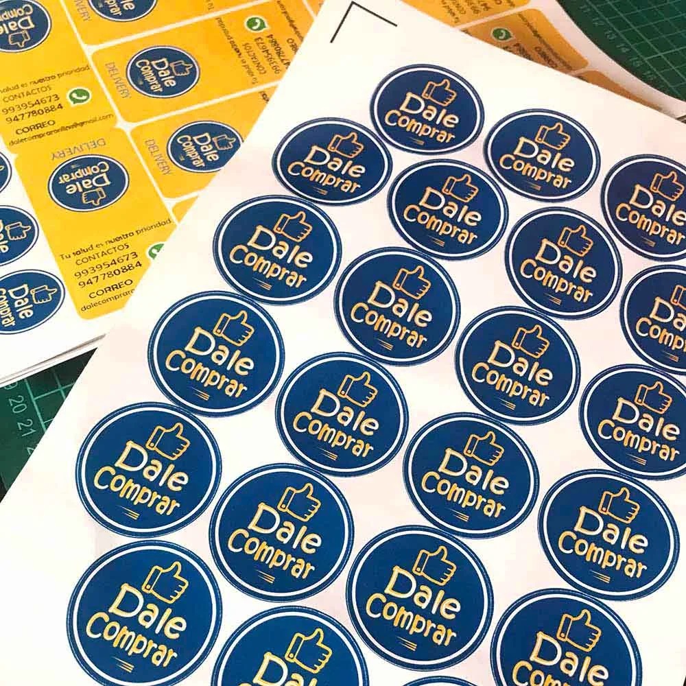 Stickers completamente personalizados